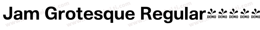 Jam Grotesque Regular字体转换
